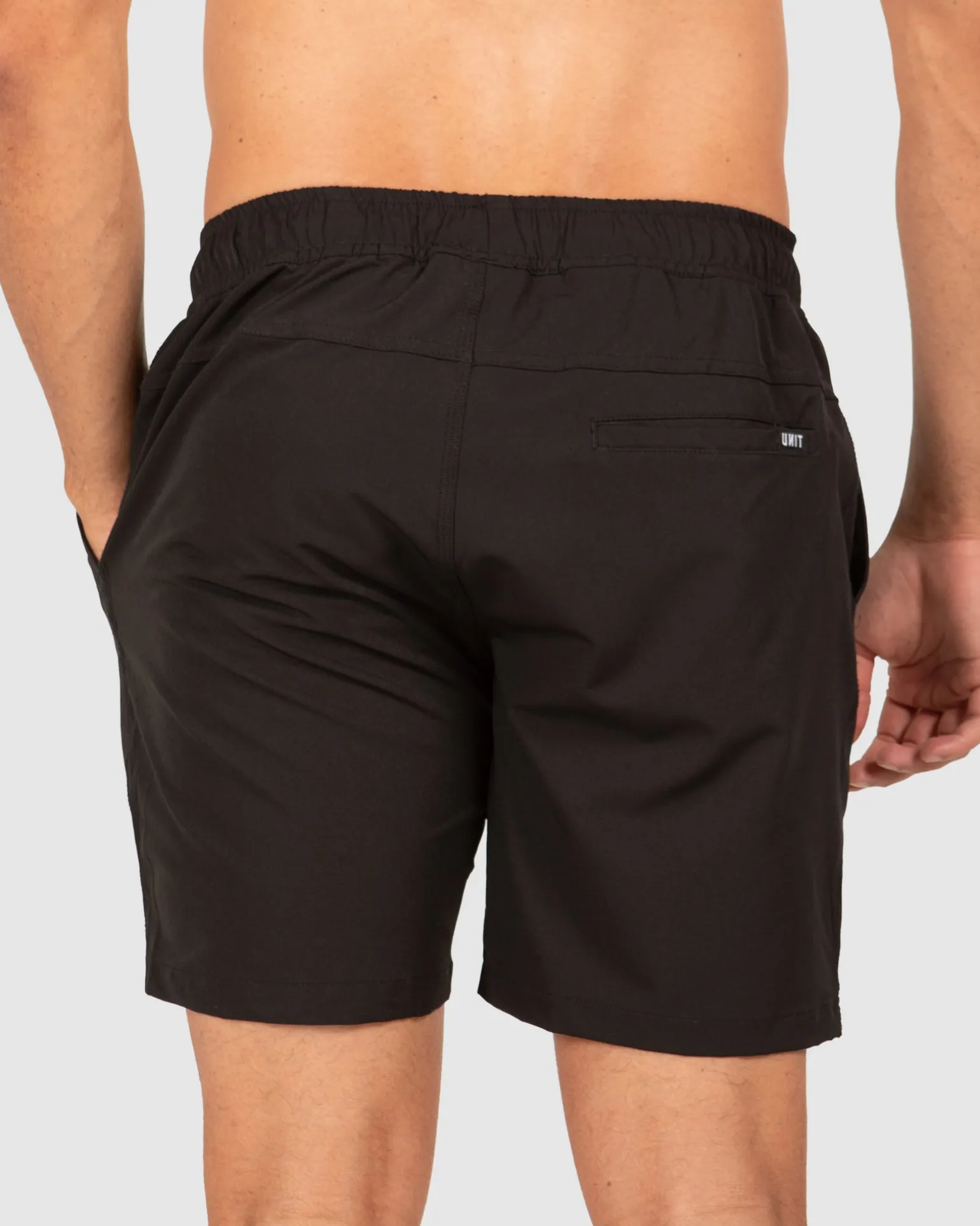 UNIT Mens Block Elastic 16" Shorts-Unit Clothing Shop